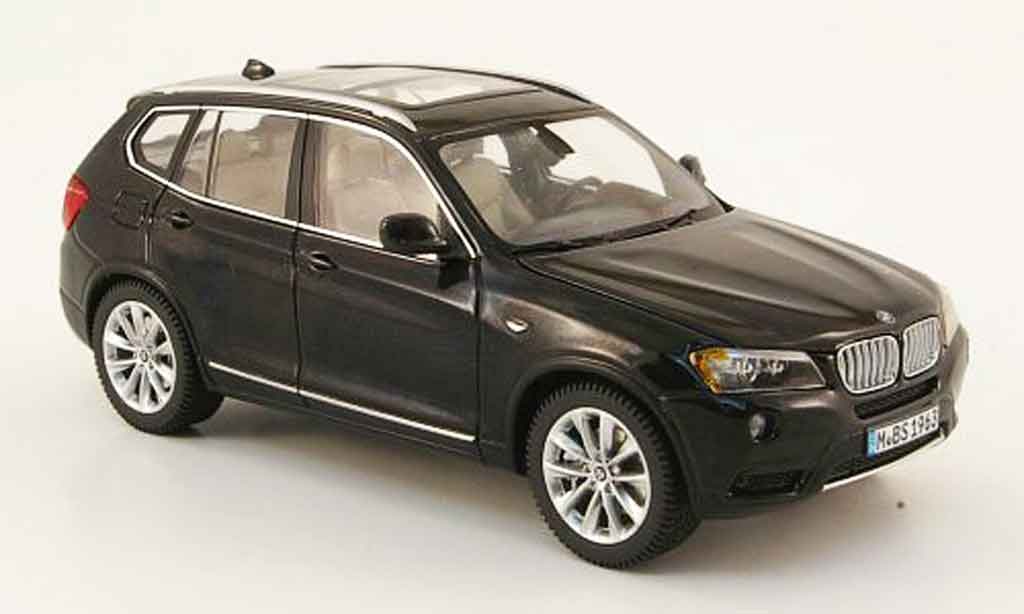 Bmw X3 F25 1/43 Schuco F25 black 2010 diecast model cars