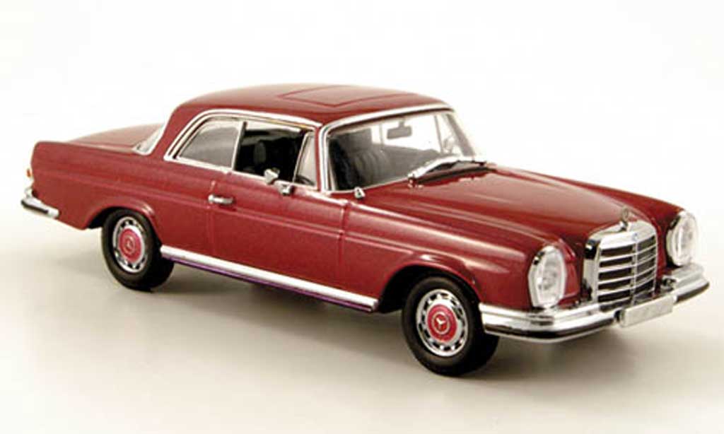 Mercedes 280 SE 1/43 Minichamps SE 3.5 Coupe (W111) red Sondermodell MCW 1970 diecast model cars