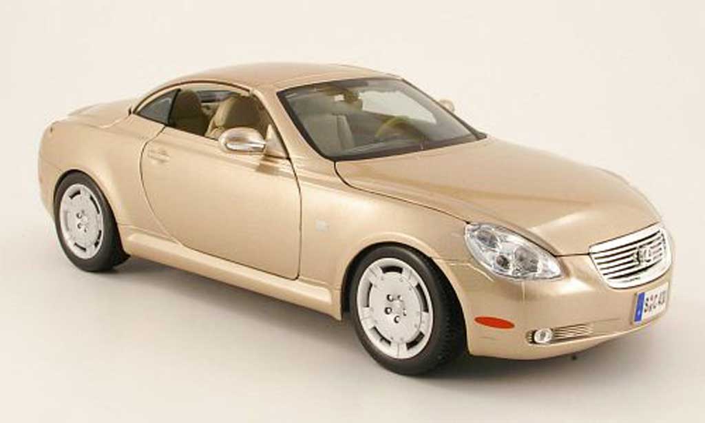Lexus SC 430 1/18 Maisto 430 beige toit ferme 2002 diecast model cars