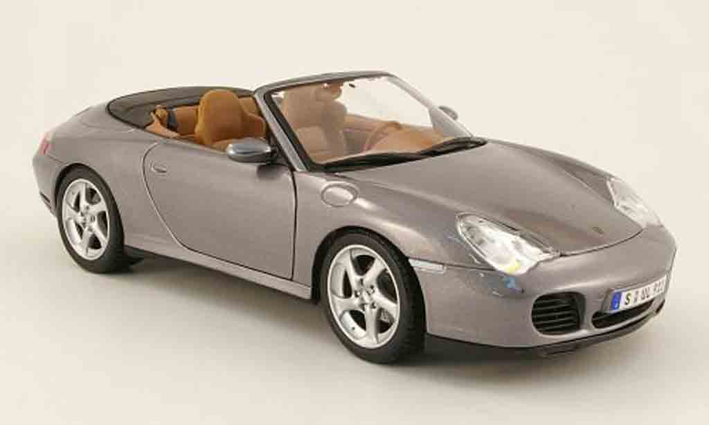 Porsche 996 4S 1/18 Maisto Convertible 4s grey 2003 diecast model cars