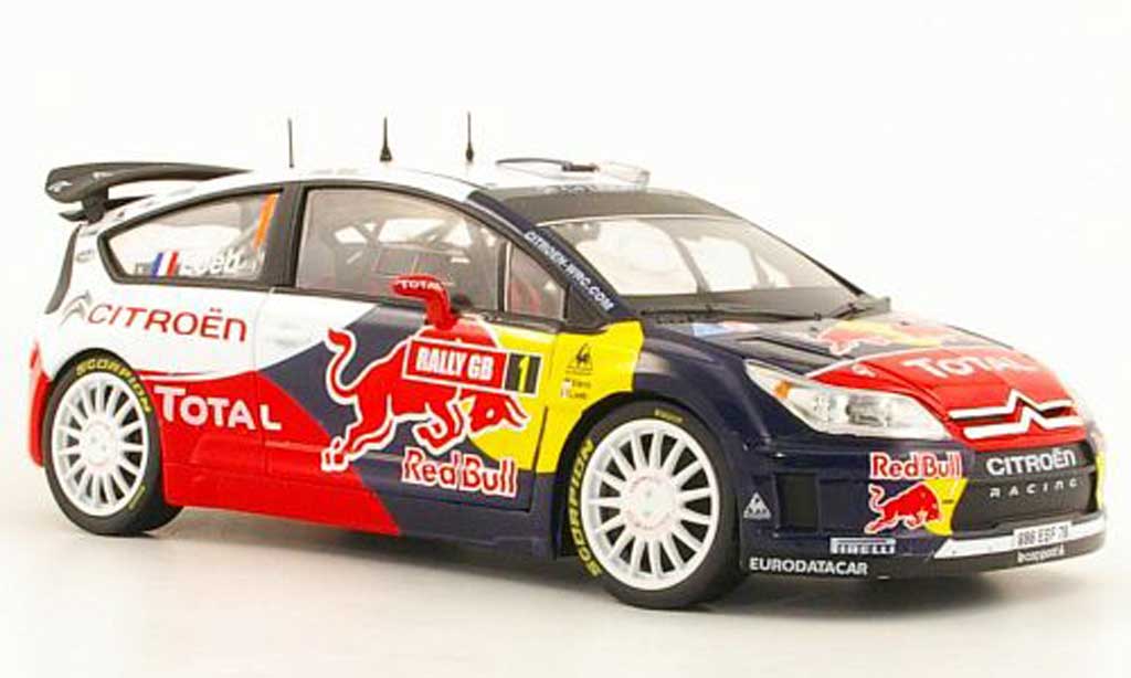 Citroen C4 WRC 2009 1/18 Norev WRC 2009 No.1 Total / Red Bull S.loeb / D.Elena Rally GB diecast model cars