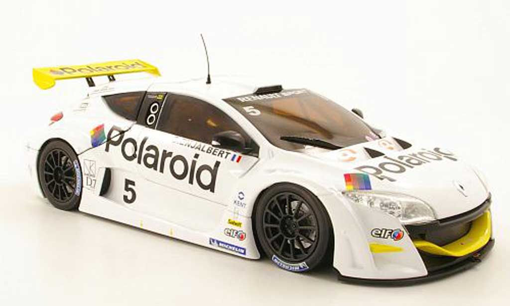 Renault Megane Trophy 1/18 Norev Trophy V6 No.5 Polaroid World Series 2009 D.Enjalbert diecast model cars