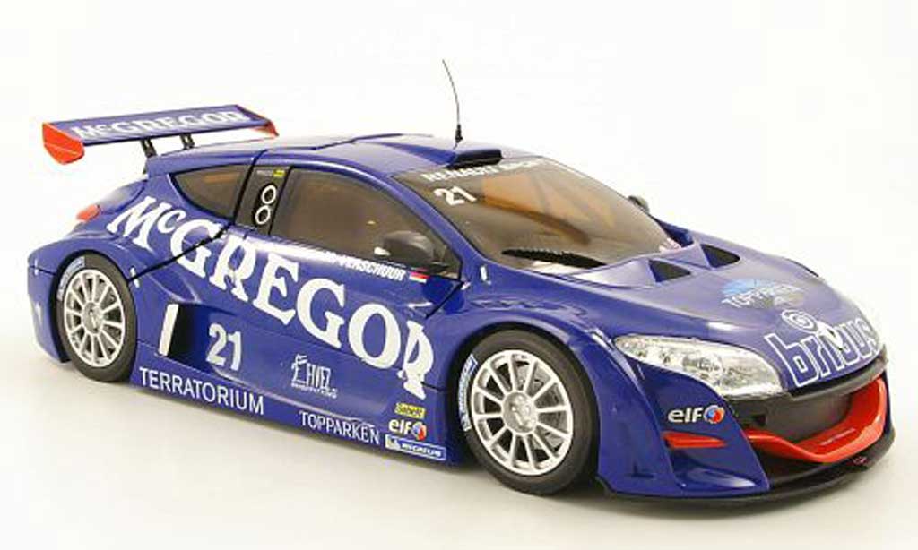 Renault Megane Trophy 1/18 Norev Trophy V6 No.21 McGregor World Series 2009 M.Verschuur diecast model cars