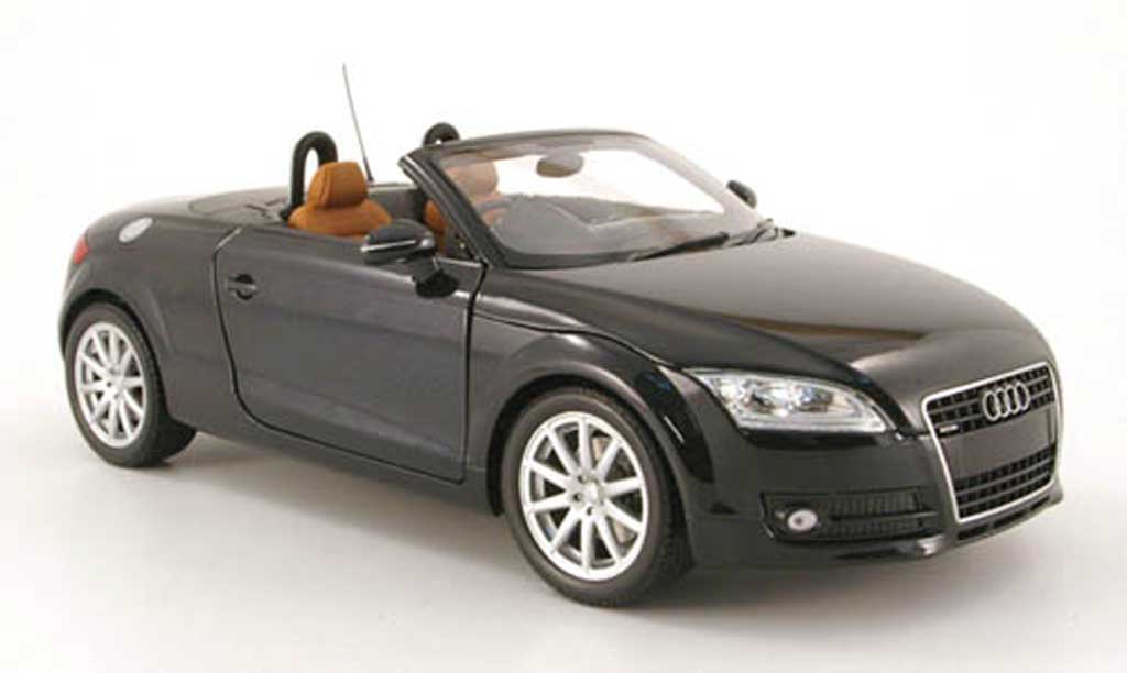 Audi TT Roadster 1/18 Minichamps Roadster rhd noir 2006 diecast model cars