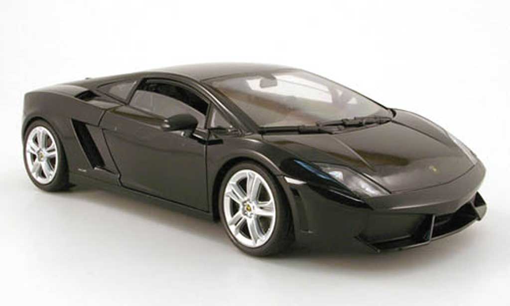 Lamborghini Gallardo LP560-4 1/18 Welly noir diecast model cars