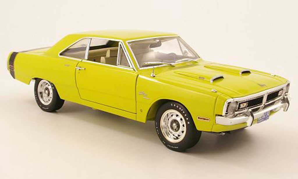Dodge Dart 1971 1/18 Highway 61 1971 340 swinger special yellow grun diecast model cars