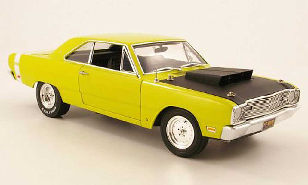 Dodge Dart 1968 1/18 Highway 61 1968 superstock yellowgrun/noir diecast model cars
