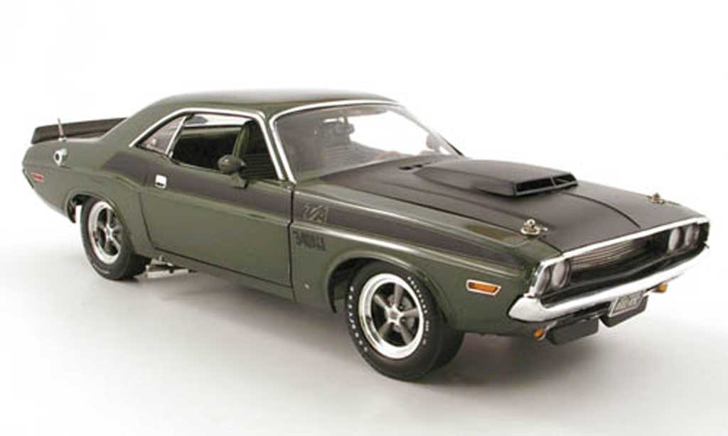 Dodge Challenger 1970 1/18 Highway 61 1970 t/a grun diecast model cars