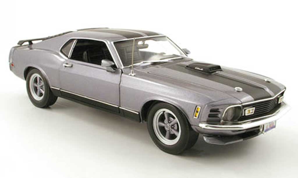 Ford Mustang 1970 1/18 Highway 61 1970 mach 1custom grey diecast model cars