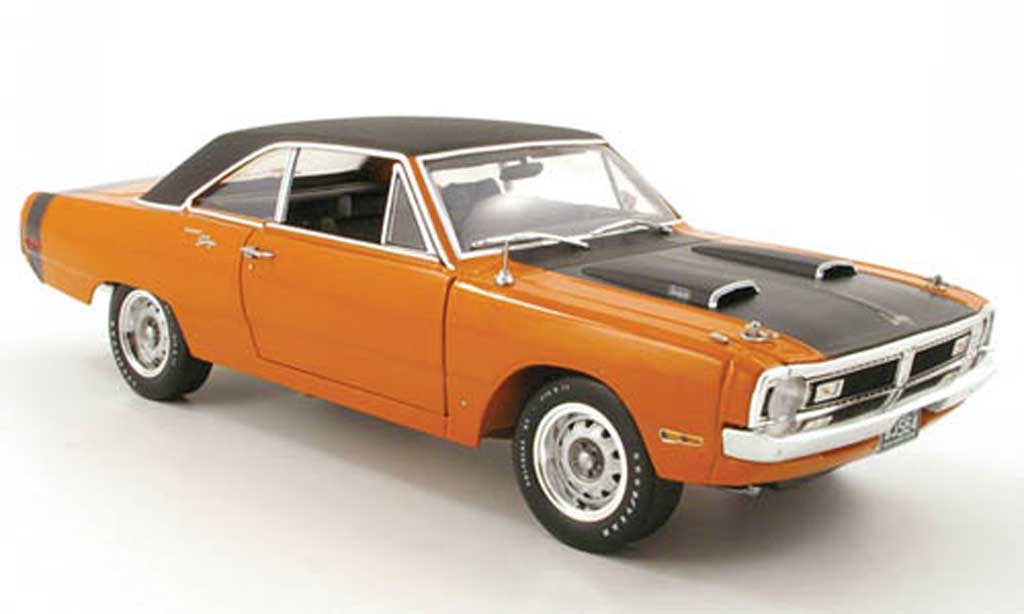 Dodge Dart 1970 1/18 Highway 61 1970 swinger orange/noir diecast model cars
