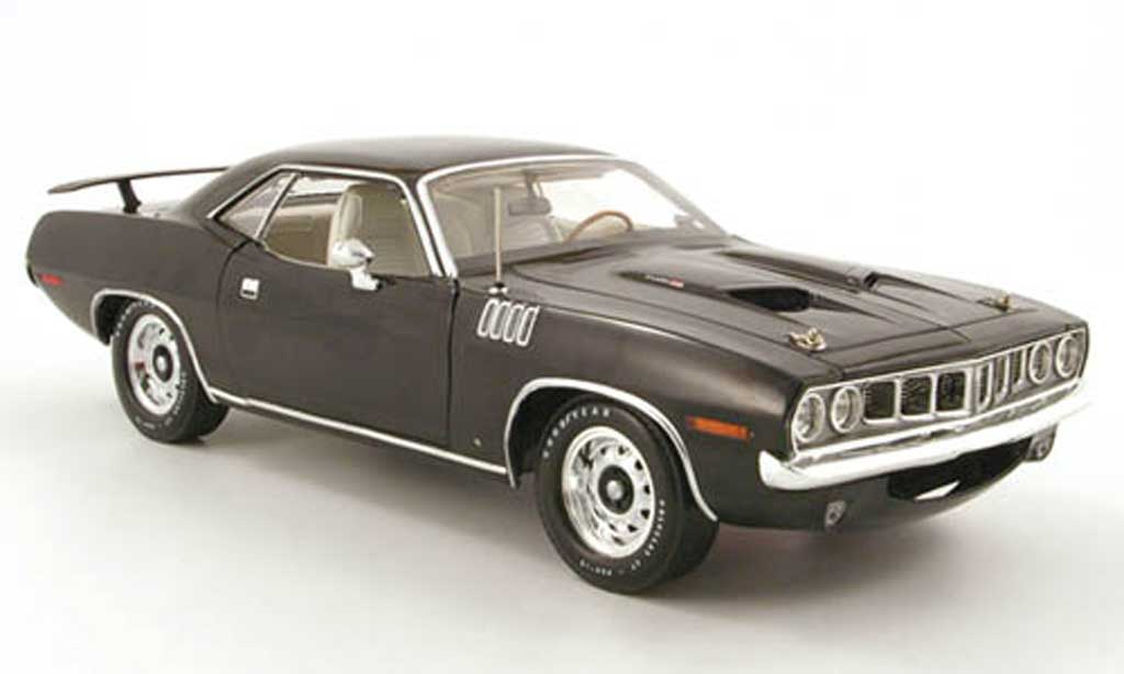 Plymouth Cuda 1971 1/18 Highway 61 1971 383 noir diecast model cars