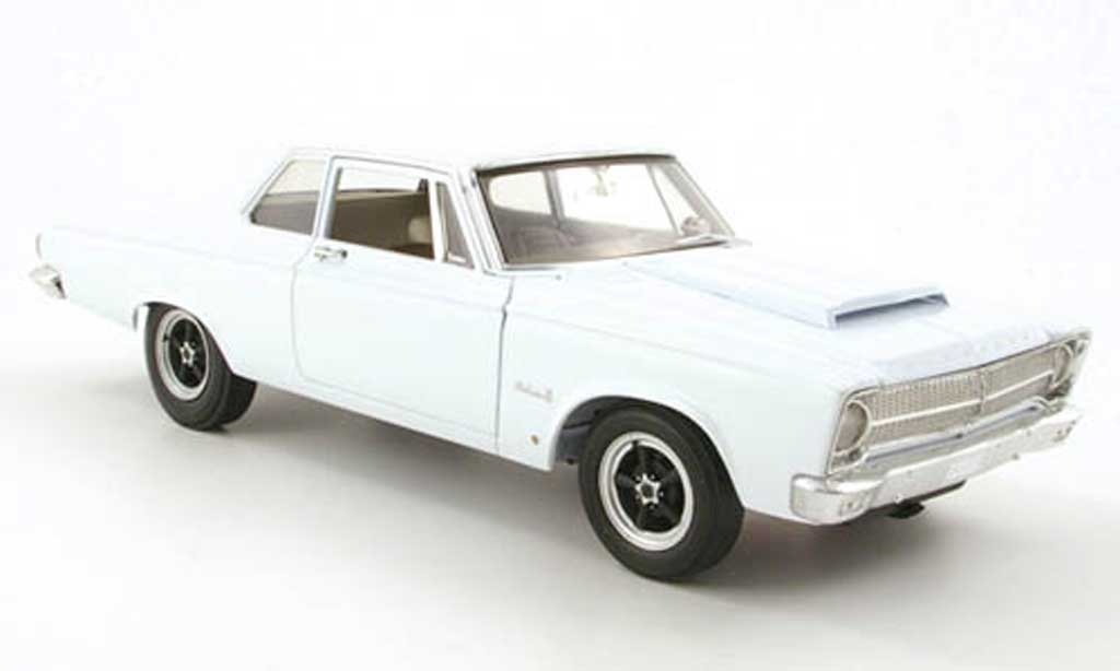 Plymouth Belvedere 1/18 Highway 61 ii white 1965 diecast model cars