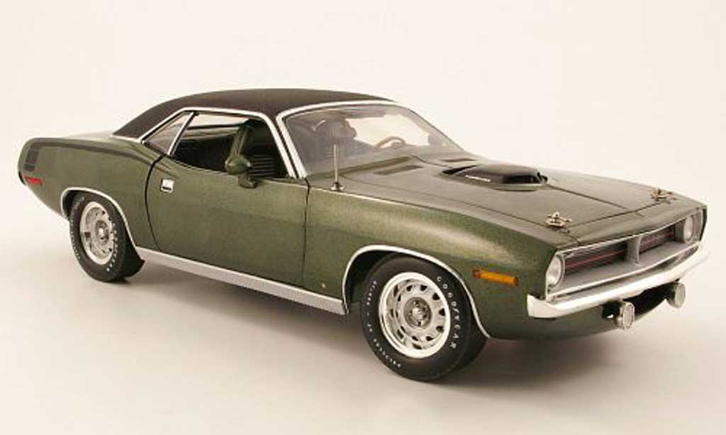 Plymouth Cuda 1970 1/18 Highway 61 1970 hemi grun diecast model cars