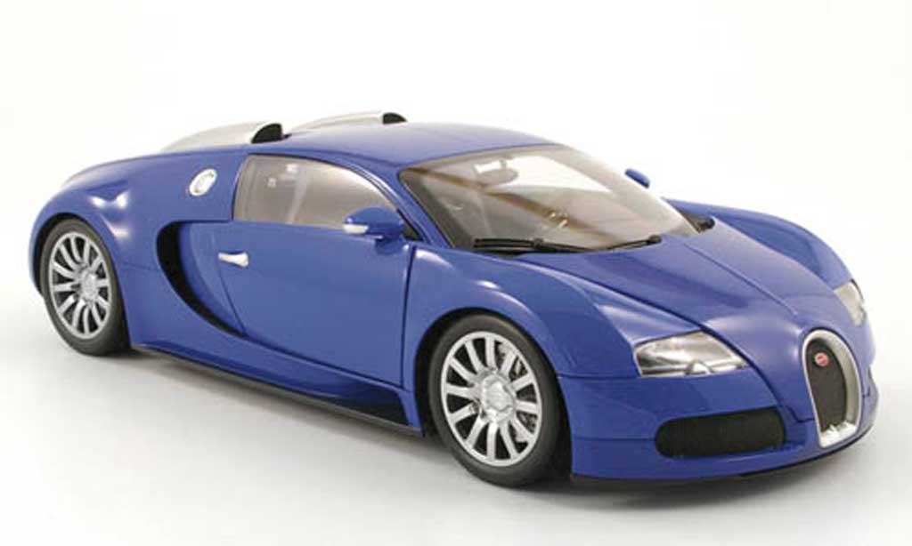 Bugatti Veyron 16.4 1/18 Minichamps 16.4 blue 2010 diecast model cars