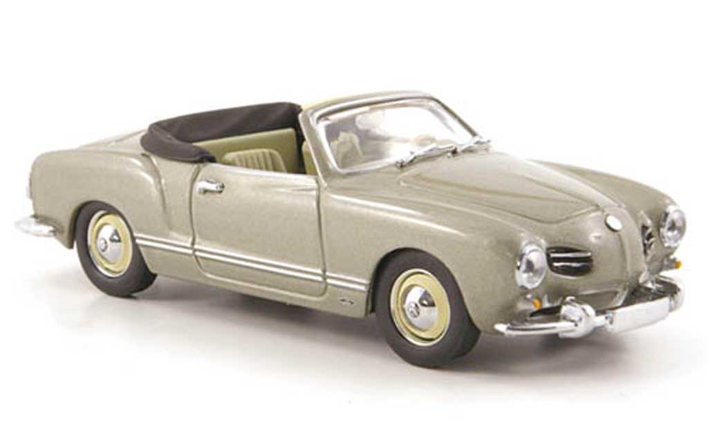 Volkswagen Karmann 1/43 Minichamps Ghia Convertible grey 1957 diecast model cars