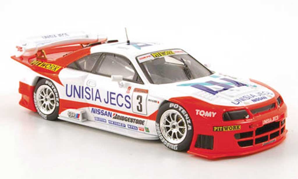 Nissan Skyline R33 1/43 Ebbro R33 GT-R No.3 Unisia Jecs JGTC 1998 diecast model cars