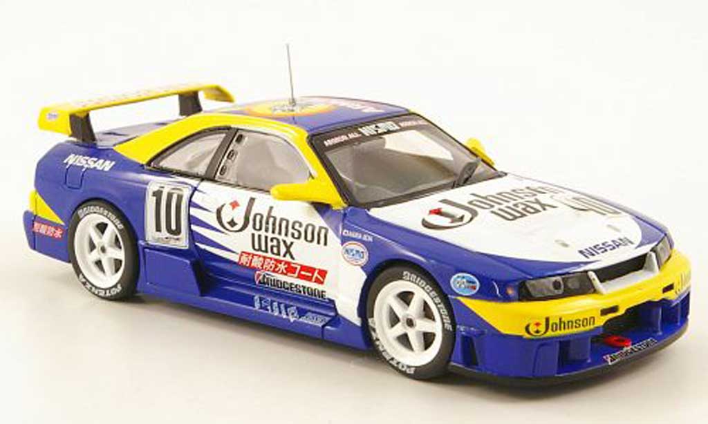 Nissan Skyline R33 1/43 Ebbro R33 GT-R No.10 Johnson Wax JGTC 1995 diecast model cars