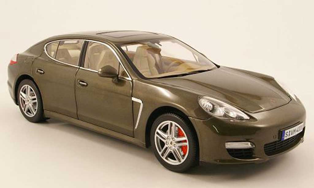 Porsche Panamera Turbo 1/18 Norev turbo brown 2009 diecast model cars