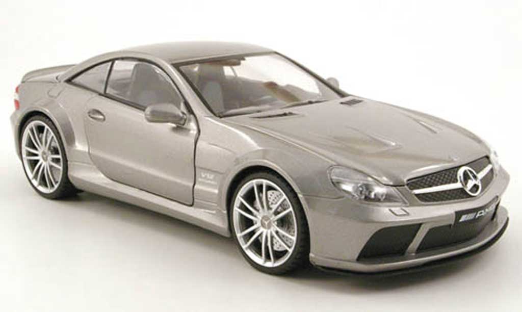 Mercedes Classe SL 65 1/18 Mondo Motors 65 amg black series grey 2009 diecast model cars