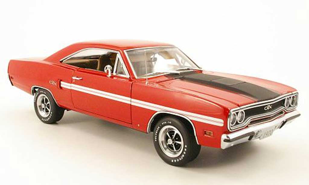 Plymouth GTX 1/18 GMP hemi red/mattnoir 1970 diecast model cars