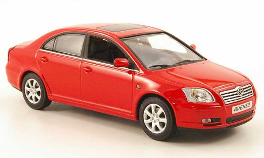 Toyota Avensis 1/43 Minichamps red 2002 diecast model cars