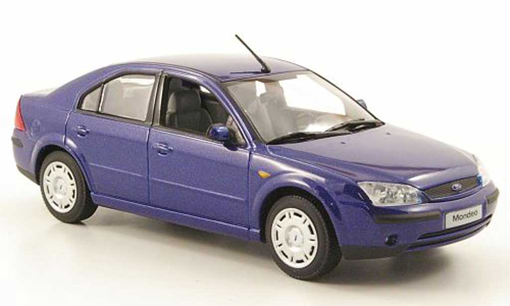 Ford Mondeo 2001 1/43 Minichamps 2001 MKIII blue Stufenheck diecast model cars