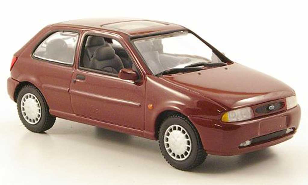 Ford Fiesta 1996 1/43 Minichamps 1996 MKIV red 3-portes diecast model cars