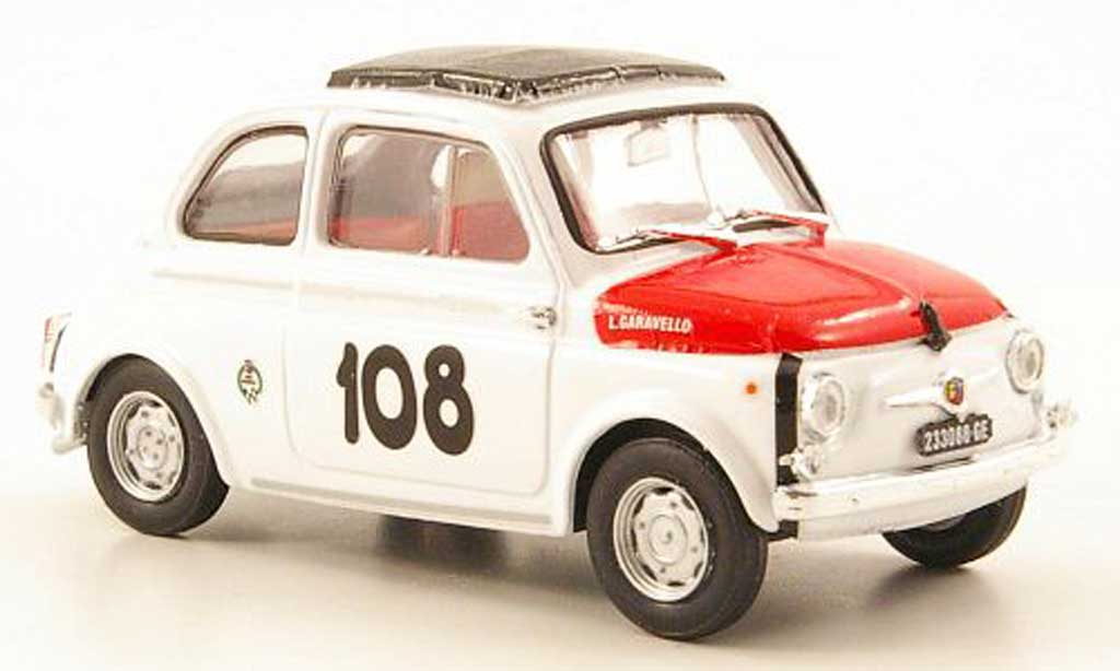 Fiat 595 1/43 Brumm Abarth No.108 Coppa Gallega 1965 diecast model cars
