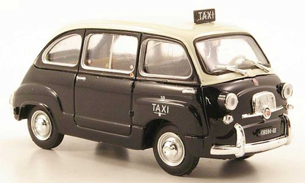 Fiat 600 1/43 Brumm D Multipla Taxi Genua 1960 diecast model cars