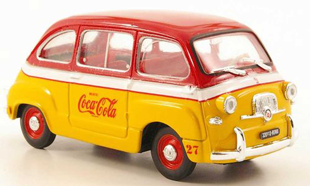 Fiat 600 1/43 Brumm D Multipla Coca Cola Olympiade Rom 1960 diecast model cars