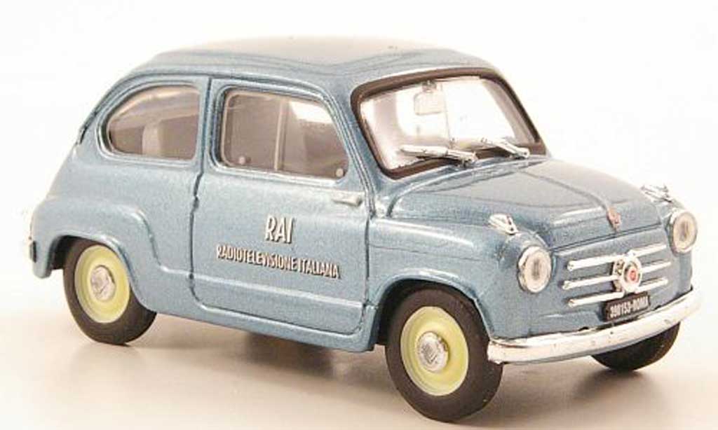 Fiat 600 1/43 Brumm RAI 1960 diecast model cars