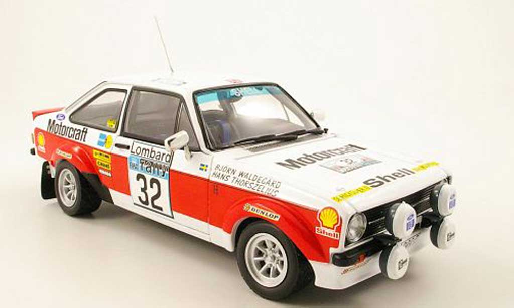 Ford Escort MK2 1/18 Sun Star MK2 no.32 motorcraft rac rallye 1976 diecast model cars