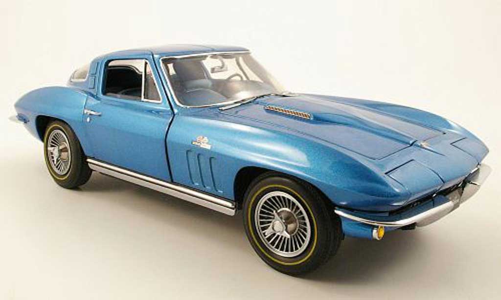 Chevrolet Corvette C2 1/18 GMP C2 coupe blue 1965 diecast model cars