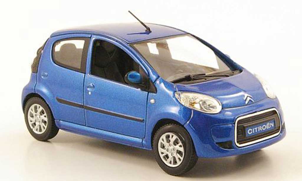 Citroen C1 1/43 Norev blue 5-portes 2009 diecast model cars