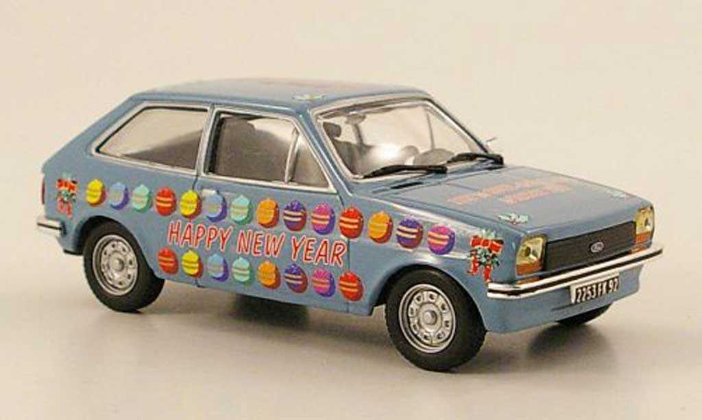 Ford Fiesta MKI 1/43 IXO MKI Merry Christmas + Happy New Year diecast model cars