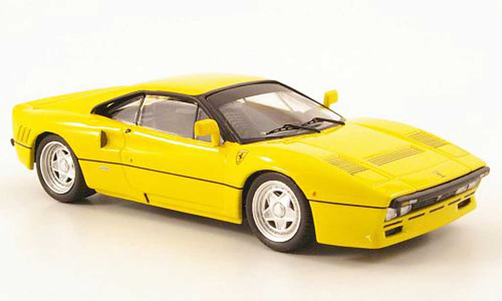 Ferrari 288 GTO 1/43 IXO GTO yellow 1984 diecast model cars