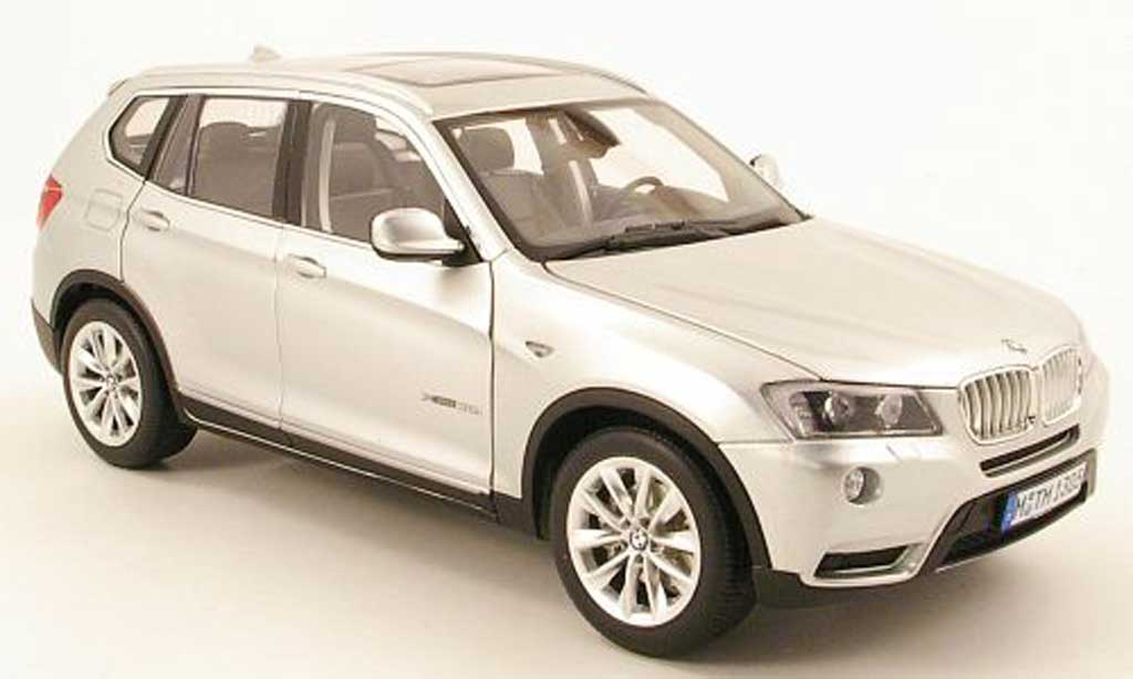 Bmw X3 F25 1/18 Norev F25 grey metallisee 2010 diecast model cars
