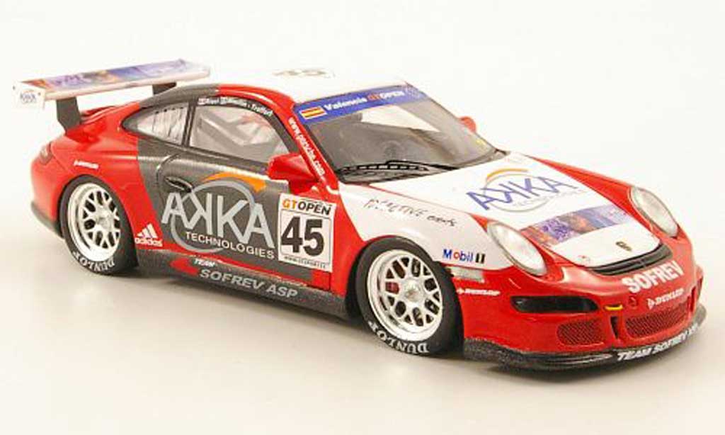 Porsche 997 GT3 CUP 1/43 Spark GT3 Cup 2007 No.45 AKKA Team Sofrev GTB Valencia diecast model cars