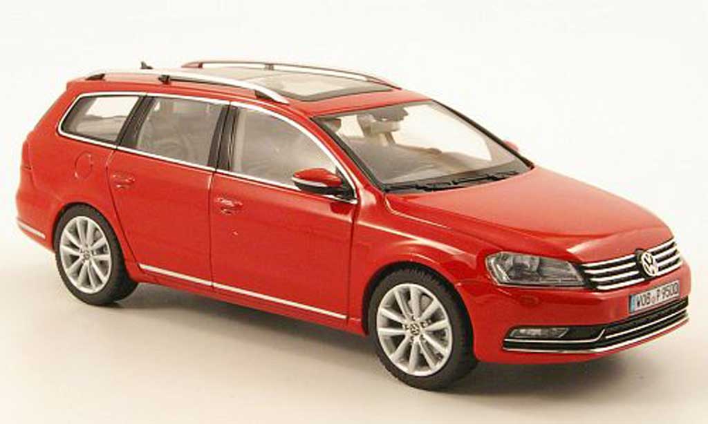 Volkswagen Passat 1/43 Schuco Variant (B7) red 2010 diecast model cars