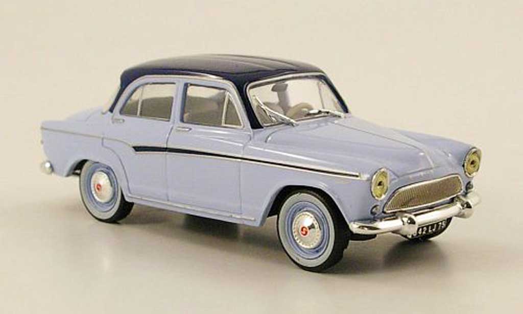 Simca P 60 1/43 Nostalgie Elysee blue clair/black-blue 1958 diecast model cars