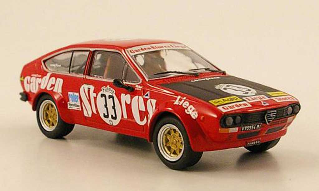 Alfa Romeo GT 2.0 1/43 M4 V 2.0 Alfetta No.33 1000km Spa 1976 diecast model cars