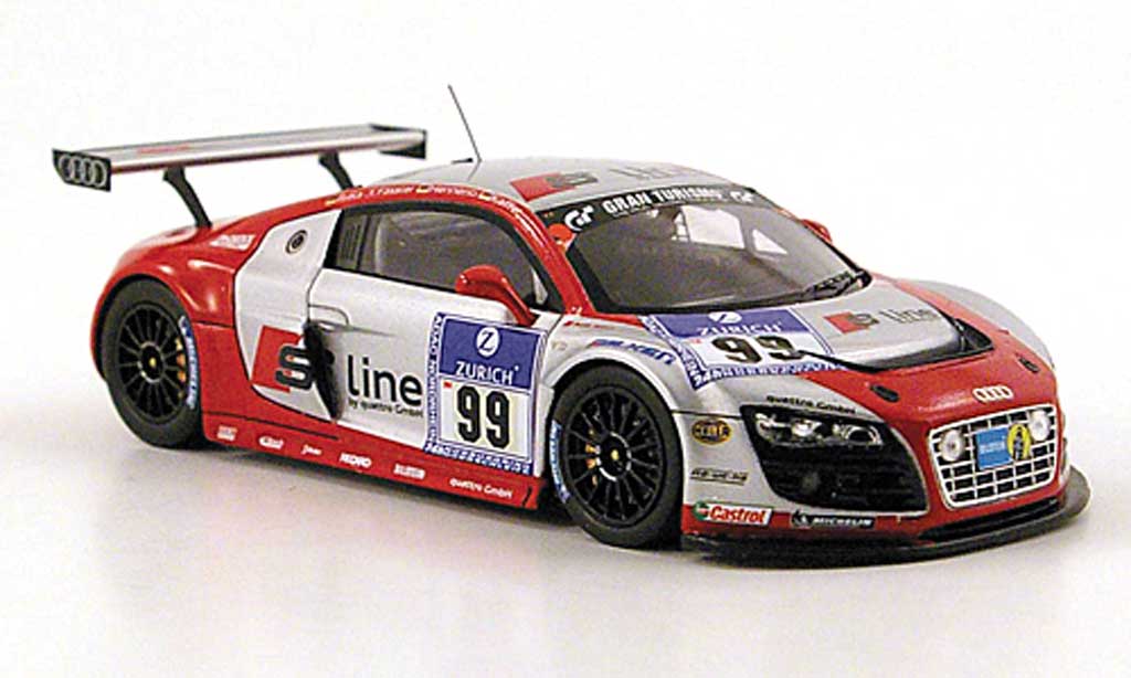 Audi R8 LMS 1/43 Spark LMS No.99 S Line 24h Nurburgring 2010 diecast model cars