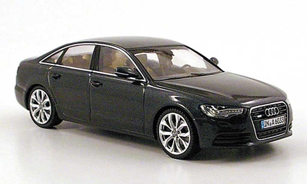 Audi A6 1/43 Schuco (C7) blue-grey 2011 diecast model cars