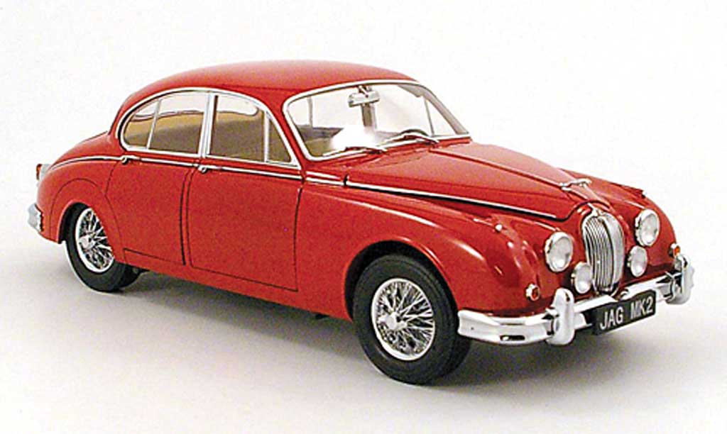 Jaguar MK 2 1/18 Model Icons 2 3.8 red lhd 1962 diecast model cars
