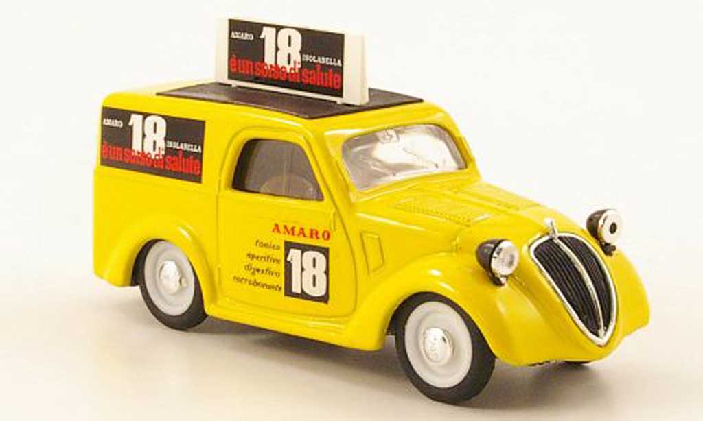 Fiat 500 1/43 Brumm B Furgoncino Amaro 18 Isolabella 1946 diecast model cars