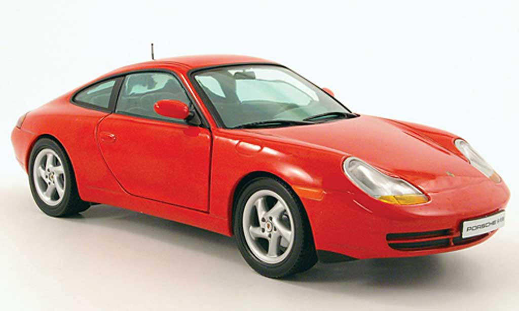 Porsche 996 Carrera 1/18 Sun Star Carrera coupe red 1998 diecast model cars