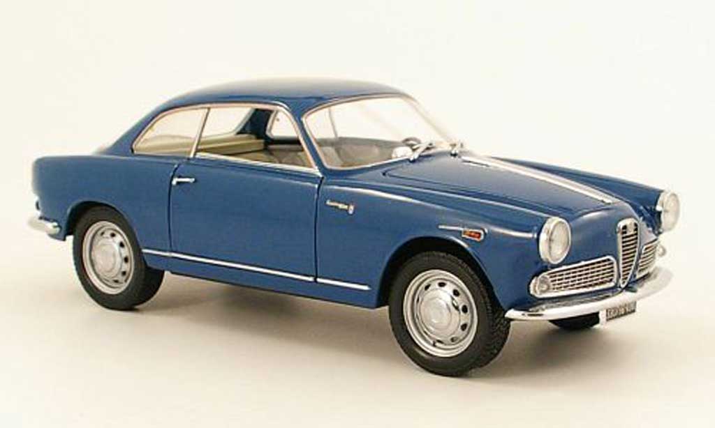 Alfa Romeo Giulietta 1/18 Mini Miniera sprint blue diecast model cars