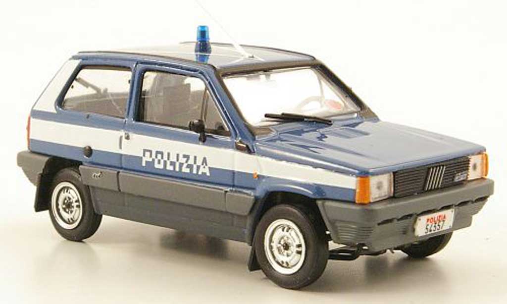 Fiat Panda 1/43 Brumm 4x4 Polizia Police Italien 1983 diecast model cars