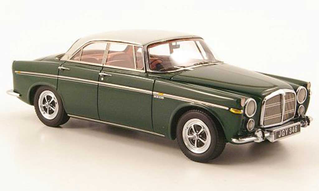 Rover P5B 1/43 Neo Coupe black-vert/grey clair RHD 1971 diecast model cars