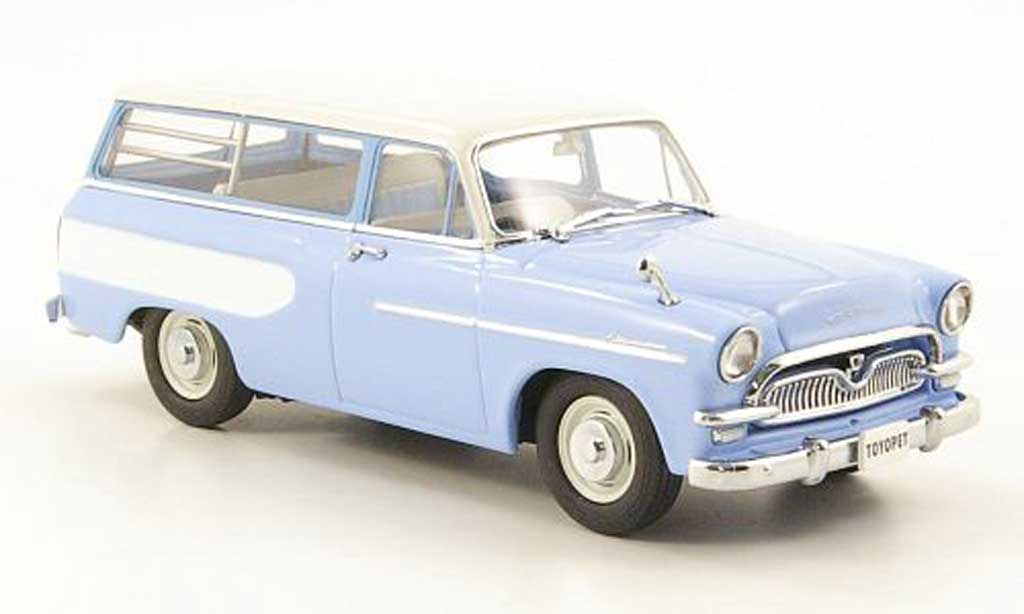 Toyopet Masterline 1/43 Ebbro Light Van blue/white 1959 diecast model cars
